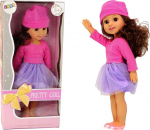 Nukk Lean Toys Pretty Girl, 40 cm, valge v.