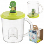 Plastikkann Orion Turtle, 240 ml, 3 aastat, plastik, l&auml;bipaistev v./roheline v.