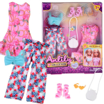 Riiete komplekt nukule Anlily Pretty Dress, mitmev&auml;rviline