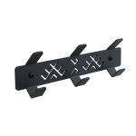 Seinale kinnitatav riidepuu Glori Ir Ko PK253-R3, 8 cm, antratsiithall