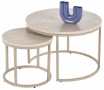 Kohvilaudade komplekt Paola, ka&scaron;miir v., 38 - 60 cm x 60 cm x 34 - 40 cm, 2 tk