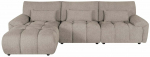 Nurgadiivan Home4you Barbara, hele pruun v., vasak, 163 x 300 cm x 89 cm