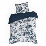Voodipesukomplekt Spring PTE-203, sinine v./valge v., 70 x 80 cm, 140 x 200 cm, 2 os.
