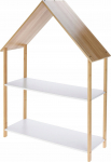 Laste riiul Home Styling Collection, pruun v./valge v., 80 cm x 30 cm x 108 cm