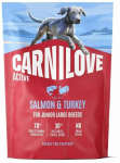 Kuiv koeratoit Carnilove Active Junior Large, kalkun/l&otilde;he, 1.5 kg