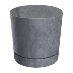 Lillepott Prosperplast Tubo P Beton Effect, plastik, &Oslash; 23.9 cm, hall v.
