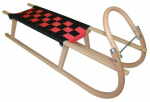 Puidust kelk Master Sulov, pruun v./must v./punane v., 120 cm x 34 cm
