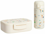 Toiduainekarbi komplekt, pudel ja l&otilde;unas&ouml;&ouml;gikarp Homla Bitea, 0.34 l, 18 cm x 15 cm, pruunikas v., 2 tk