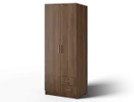 Riidekapp ADRK Novaro 80, kuld v./p&auml;hklipuu v., 52.1 cm x 80 cm x 206.6 cm