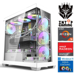 Statsionaarne arvuti Intop RM90942WH AMD Ryzen 5 9600X, DDR5 16 GB, SSD+HDD 1 TB 2 TB, AMD Radeon RX 9060 XT 16 GB GDDR6, Windows 11 Home
