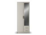 Riidekapp ADRK Arvio 80, ka&scaron;miir v., 52.1 cm x 80 cm x 206.6 cm, peegliga