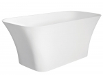 Vann, teisaldatav Besco Assos, 160 cm x 70 cm x 64 cm, ovaalne, valge