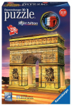 3D-pusle Ravensburger uzzle Arc de Triomphe 12522, 22 cm x 12 cm, 216 tk, mitmev&auml;rviline