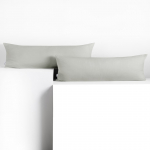 Padjap&uuml;&uuml;r Restilo Amber, valge, 40 cm x 145 cm, 2 tk