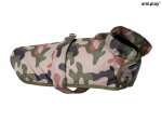 Vihmamantel koerale Amiplay Bristol 128593, must/roheline, 38 cm