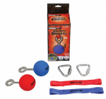 V&otilde;imlemisr&otilde;ngad Slackers Ninja Ball, 14 cm x 6.4 cm, sinine v./punane v.