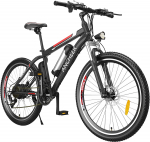 Elektriratas Myatu Ancheer, XL, 26", 250 W, 8000 Ah, must/punane