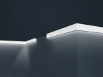 Viimistluslint Marbet E-44 LED, valge, 2000 mm x 20 mm