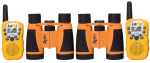 Politseiniku m&auml;nguasjad, raadiod Levenhuk Walkie Talkie & Binoculars Set 79671, kollane/oranž