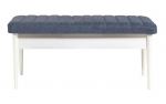 Esiku pink Kalune Design Vina 1048-1, valge v./s&uuml;gavsinine v., 110 cm x 40 cm x 51 cm
