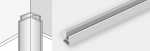 Viimistlusnurk Dumawall W10.260.ALU.Z46.I13, alumiinium v., 2600 mm