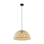 Valgusti rippuv Eglo Claverdon 43254, E27, 1 x 40 W, puidu v. / must v.