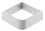 Hoidik Ravak Yard 280 C, 22.1 cm x 22.1 cm x 7 cm, roostevaba teras, valge