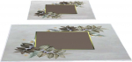 Vannitoamattide komplekt Foutastic 299ANR1625, mitmev&auml;rviline, 150 cm x 60 cm