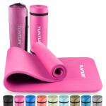 Fitness- ja joogamatt Tunturi Fitnessmat NBR, roosa v., 180 cm x 60 cm x 1.5 cm