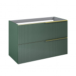 Valamualune vannitoa kapp Elita Soho, roheline, 45.3 cm x 100 cm x 63.5 cm