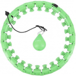 Massaaživibu HMS Hula Hoop With Weight, 45 cm, 1.25 kg, roheline v.