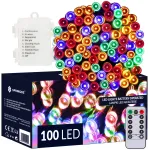 J&otilde;ulutuled Springos CL4036, 10.5 m, mitmev&auml;rviline, 100 LED