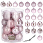 J&otilde;ulupuu m&auml;nguasjade komplekt Springos CA0137, roosa v., 6 cm, 6 cm, plastik, 20 tk
