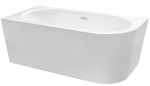 Vann, teisaldatav Besco Avita A-line, 75 cm x 170 cm x 59.5 cm, as&uuml;mmeetriline, valge