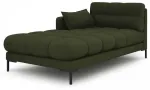 Diivan Micadoni Home Mamaia Chaise Longue, roheline v., vasak, 185 x 105 cm x 75 cm