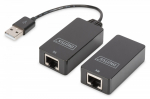 Adapter Digitus DA-70139-2 USB Type-A, RJ-45, 0.1 m, must v.