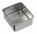 K&ouml;&ouml;givalamu Quadron Patric, roostevaba teras, 44 cm x 39 cm x 18 cm, roostevaba teras v.