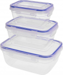 Toiduainekarbi komplekt Excellent Houseware, 0.4 - 1.4 l, 3 tk