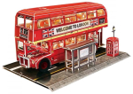 3D-pusle Cubicfun Bus, 161 tk, punane v.
