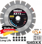 Teemantketas Samedia Shoxx AX13, 300 mm x 25.4 mm x 2.8 mm