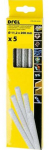 Liimipulk Drel, 20 cm x 11.2 cm, h&otilde;be, 5 tk