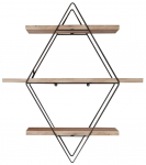 Seinariiul Kalune Design, kuldne v./must v., 70 cm x 60 cm x 16 cm