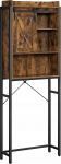 Kapp pesumasina kohal Vasagle, must v./pruun v., 24 cm x 64 cm x 170 cm