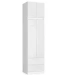 Riidekapp Akord S60, valge v., 60 cm x 51 cm x 234 cm