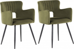 Toolide komplekt Beliani Sanilac, matt, oliiv v., 44 cm x 52 cm x 75 cm, 2 tk