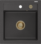 K&ouml;&ouml;givalamu Mexen Vito, vaik/graniit, 49 cm x 52 cm x 21 cm, kuldne/must/grafiit