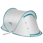 Kahekohaline telk Nils Camp NC3743 15-04-056, sinine v./hall v., 220 cm x 120 cm x 95 cm