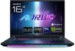S&uuml;learvuti Gigabyte Aorus Master 16 BYHC5DEE65SP, Intel Core Ultra 9 275HX, 32 GB, 32 GB, 16 ", Nvidia GeForce RTX 5080, must v., EN, Windows