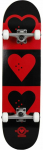 Rula Heart Supply Quadron Logo Complete, must/punane
