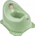 Laste WC pott Maltex Forest Hedgehog, roheline v.